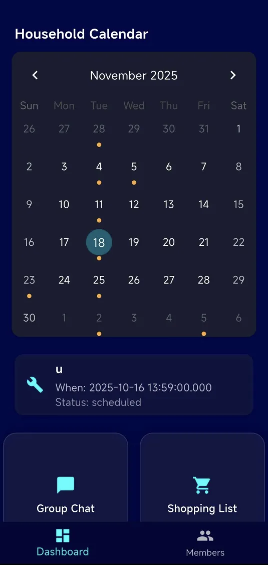 Home Manager App
